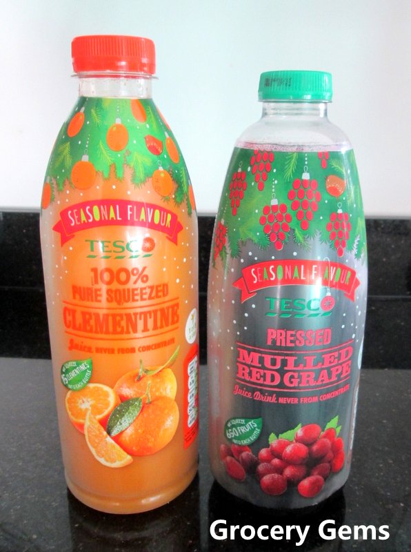 Grocery Gems Tesco Seasonal Juices Mulled Red Grape and Clementine
