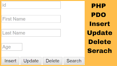 PHP And MySQL Tutorial : Insert Update Delete Search Using PDO In PHP ...