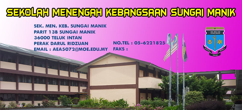 SMK SUNGAI MANIK Ucapan Selamat Hari Raya dan Pengumuman CUTI BERGANTI