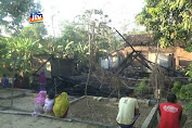 Konsleting Listrik, 2 Rumah Di Bojonegoro Terbakar