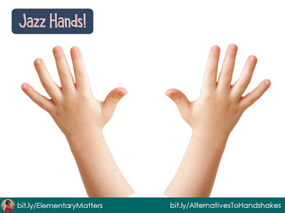 25 Alternatives to Handshakes: Greeting classmates is an important part of bonding as a class and building relationships.