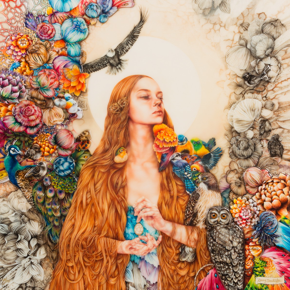 Artist Kerry Darlington (Welsh artist) ArtLiveAndBeauty