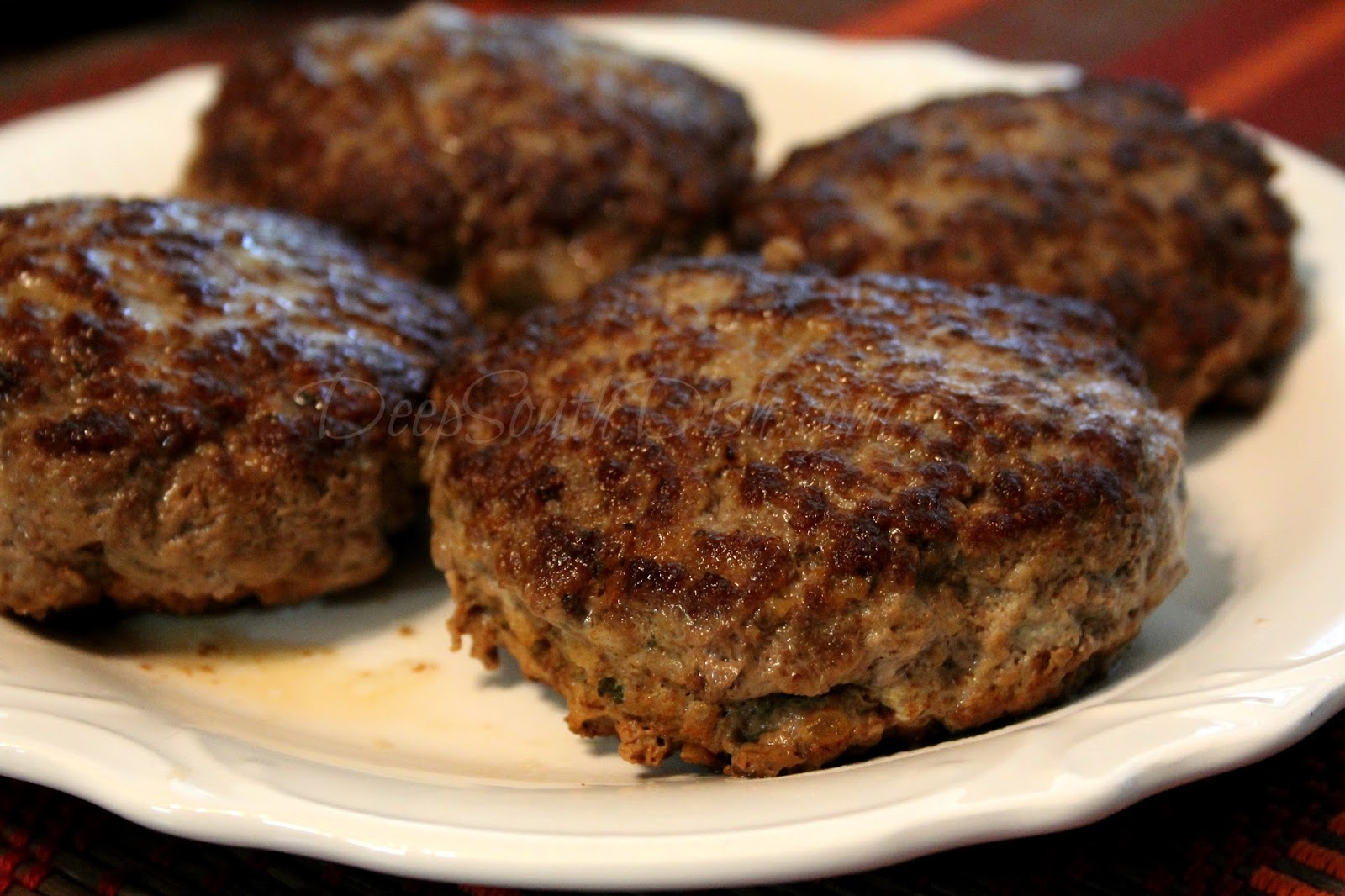 Deep South Dish Big, Fat, Juicy Skillet Burgers