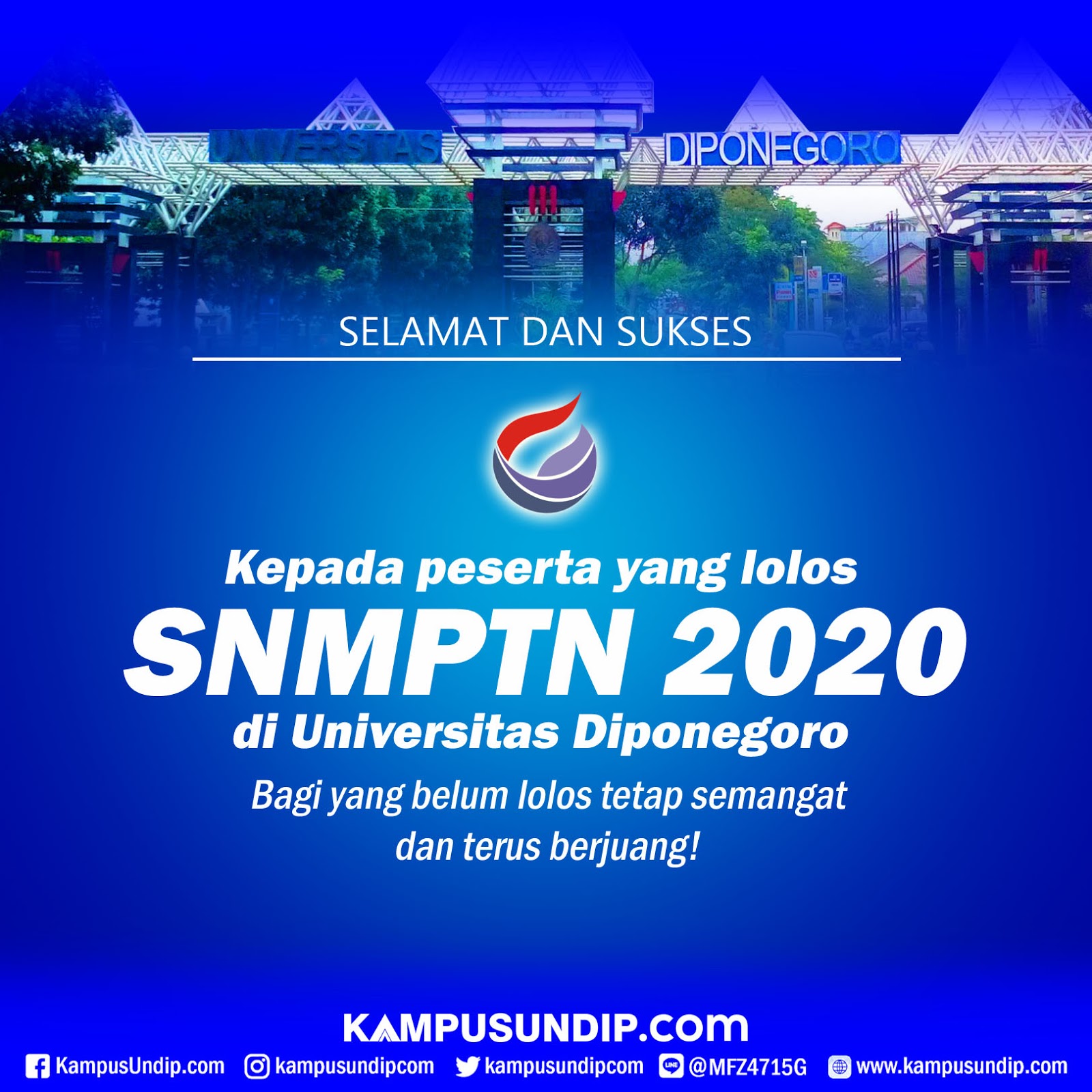 Snmptn 2020 Undip Kampus Terfavorit Ke 2 Di Indonesia Kampusundip Com