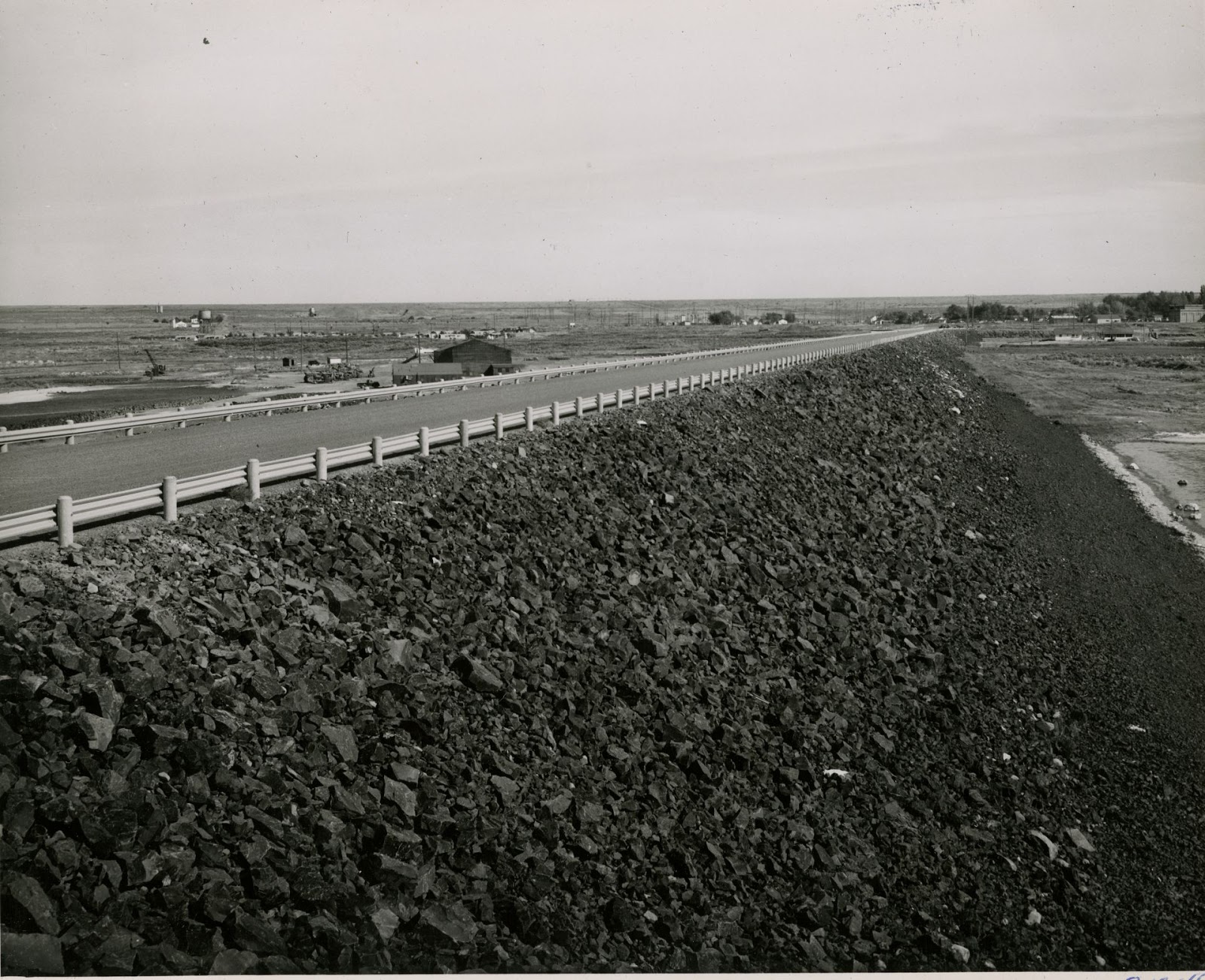 Big Bend Railroad History 1949 South Dam View Near Coulee City