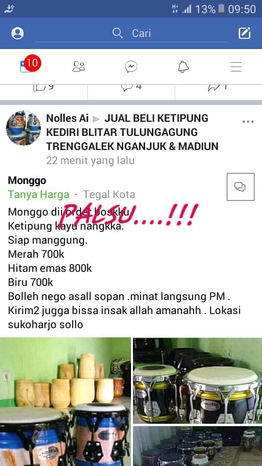 Wadukmulur Gendang Noles Ai Produk Asli Sukoharjo Yang Mendunia