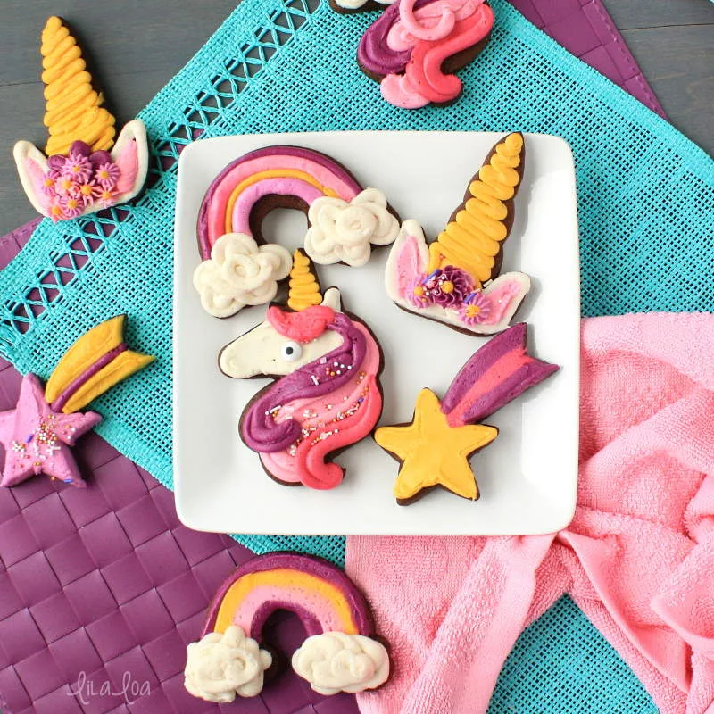 How To Make Decorated Buttercream Unicorn Sugar Cookies