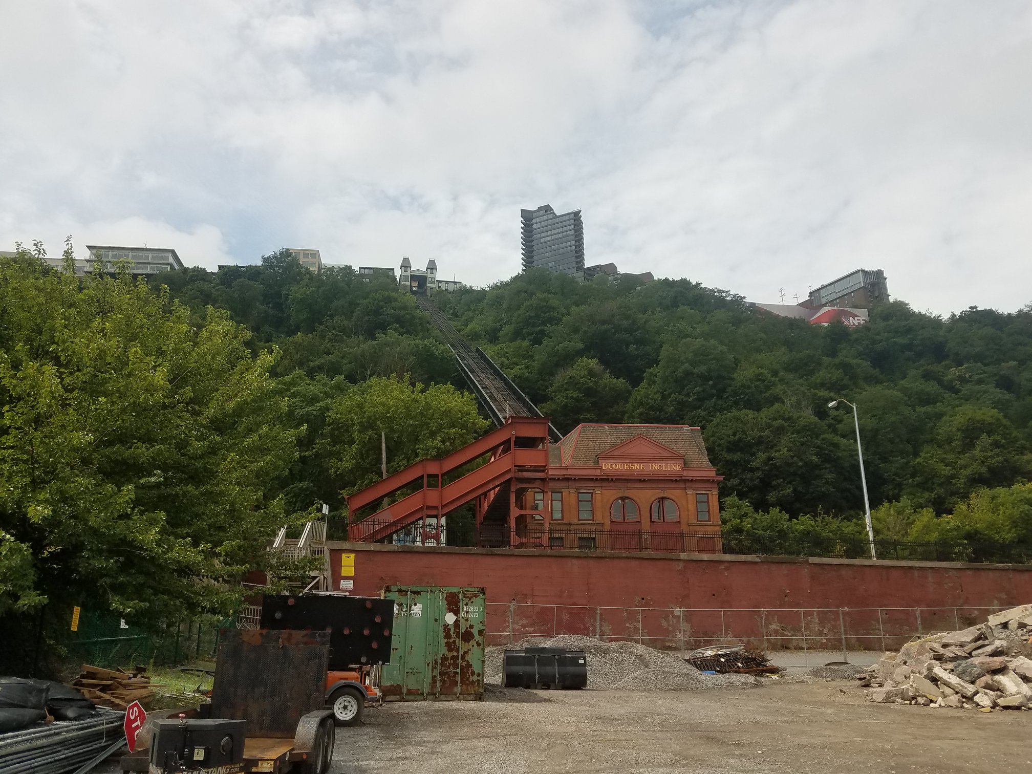 Industrial History 1877 Duquesne Incline (Funicular) in Pittsburgh, PA