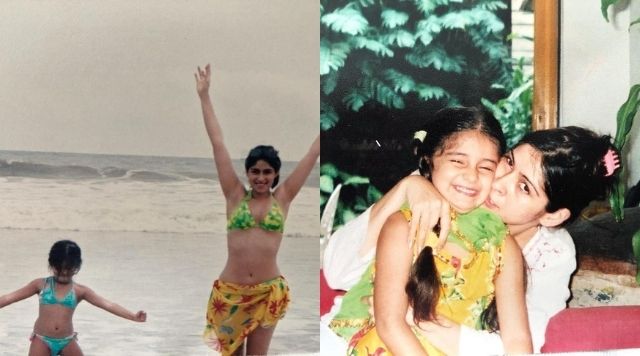 Ananya Panday Shares A Joyful Childhood Picture With Her Mom Bhavna Panday On Mother's Day.