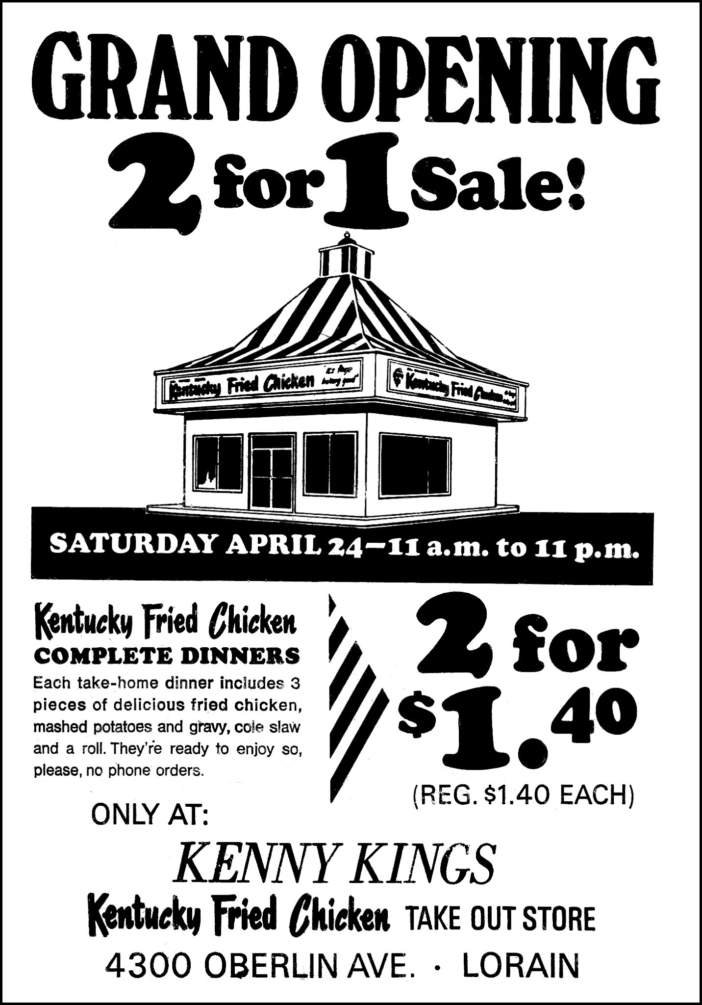 Brady's Bunch of Lorain County Nostalgia Kentucky Fried Chicken