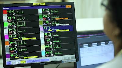 Monitoring of health parameters of patients in ICU