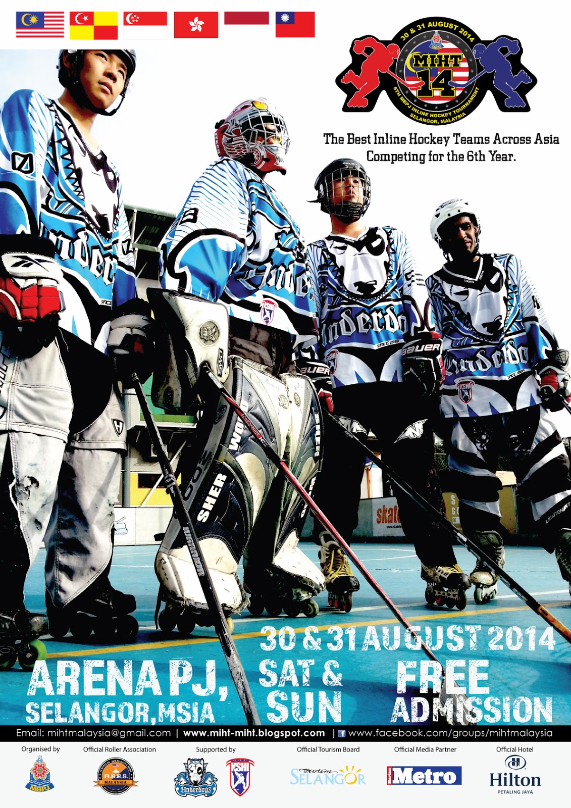 MALAYSIAN MBPJ INLINE HOCKEY & SKATE TOURNAMENT MIHT146th Malaysia