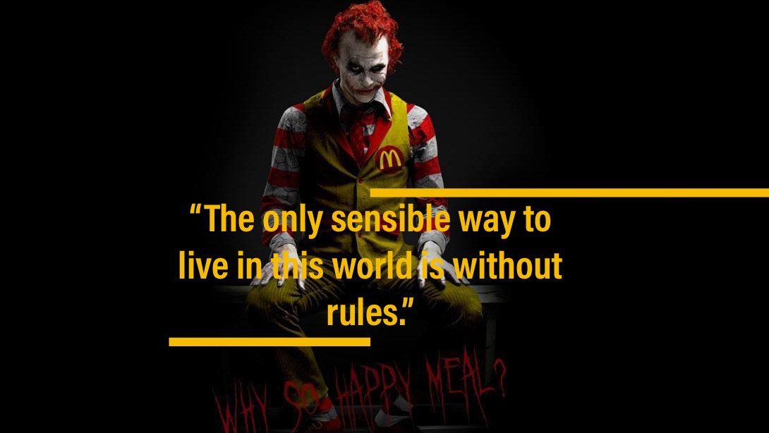 21 Best Heath Ledger Joker Quote Images From The Dark Knight Attitude Whatsapp Status