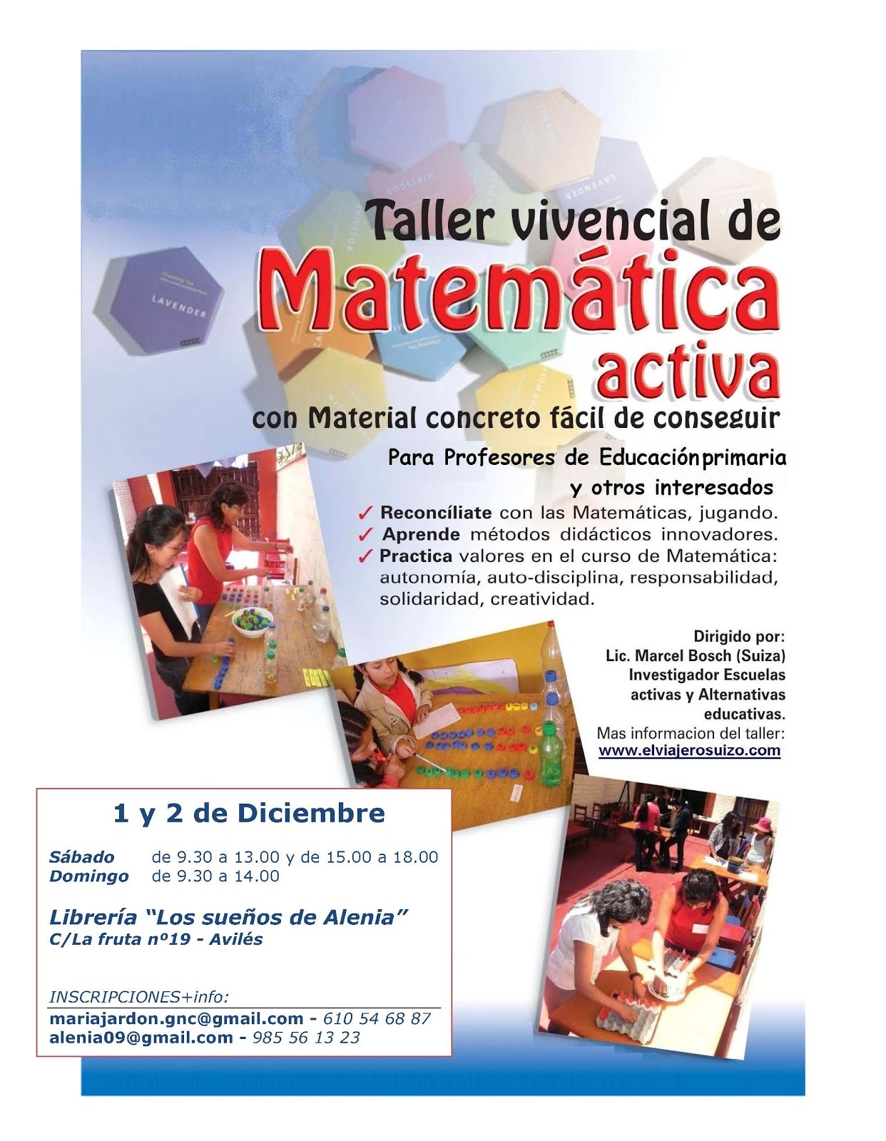El Rincón del Cole: Taller de Matemática activa