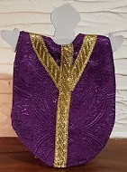 Chasuble violette support catéchèse