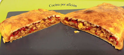 empanada de hojaldre de pollo