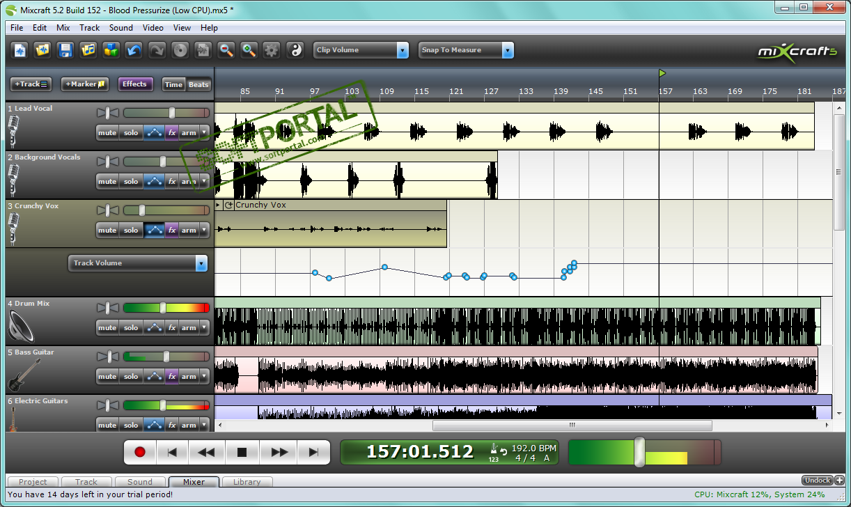 download mixcraft 6 free trial
