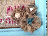 Using burlap and chicken wire