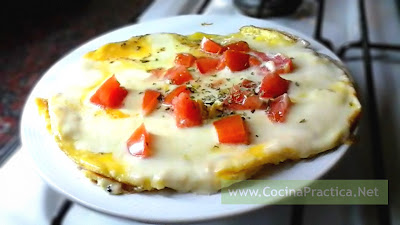 Omelette Estilo Pizza