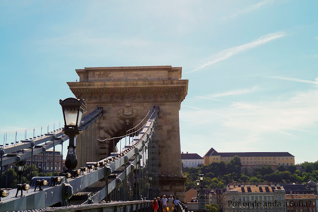 Széchenyi Lánchíd Pontes de Budapeste