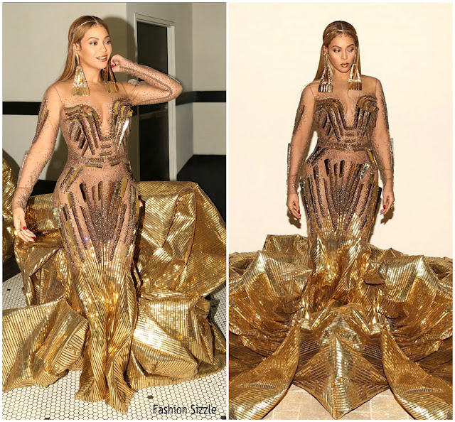 It took 35 workers about 10 days to complete the custom dress Beyonc? wore to Wearable Art Gala