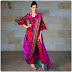 Fusion saree draping
