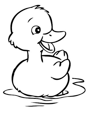 Desenhos de patos para colorir