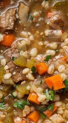 Comforting Beef Barley Soup (Instant Pot) - Jagat Resep