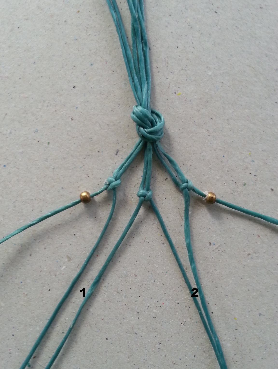 Ecocrafta Macrame Snake knot bracelet