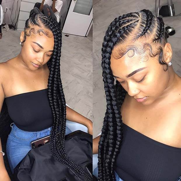 39 Latest Lemonade Side Braids Hairstyles 2018 Fashionuki