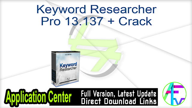 keyword researcher pro 12.136 keyword researcher pro 12.136