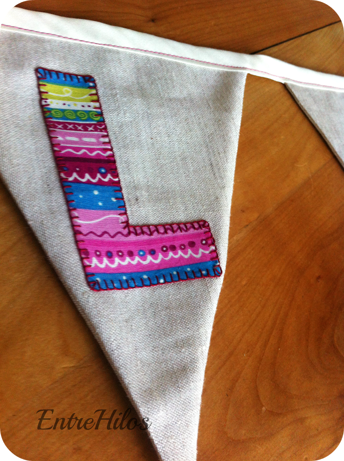 tutorial banderines con nombre