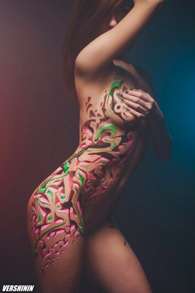 body painting graffiti