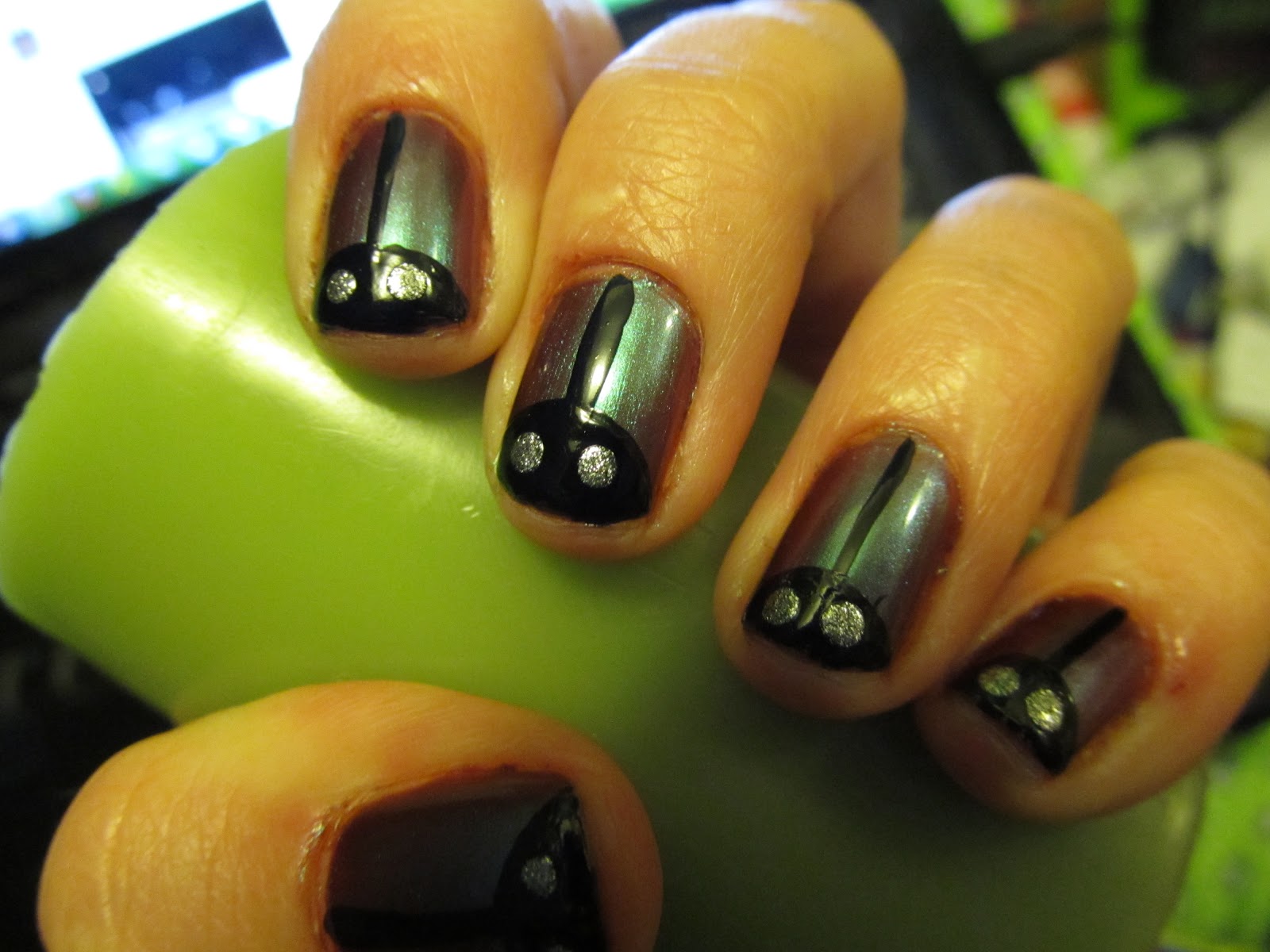 8. "Scarab Beetle Nail Stickers" - wide 1