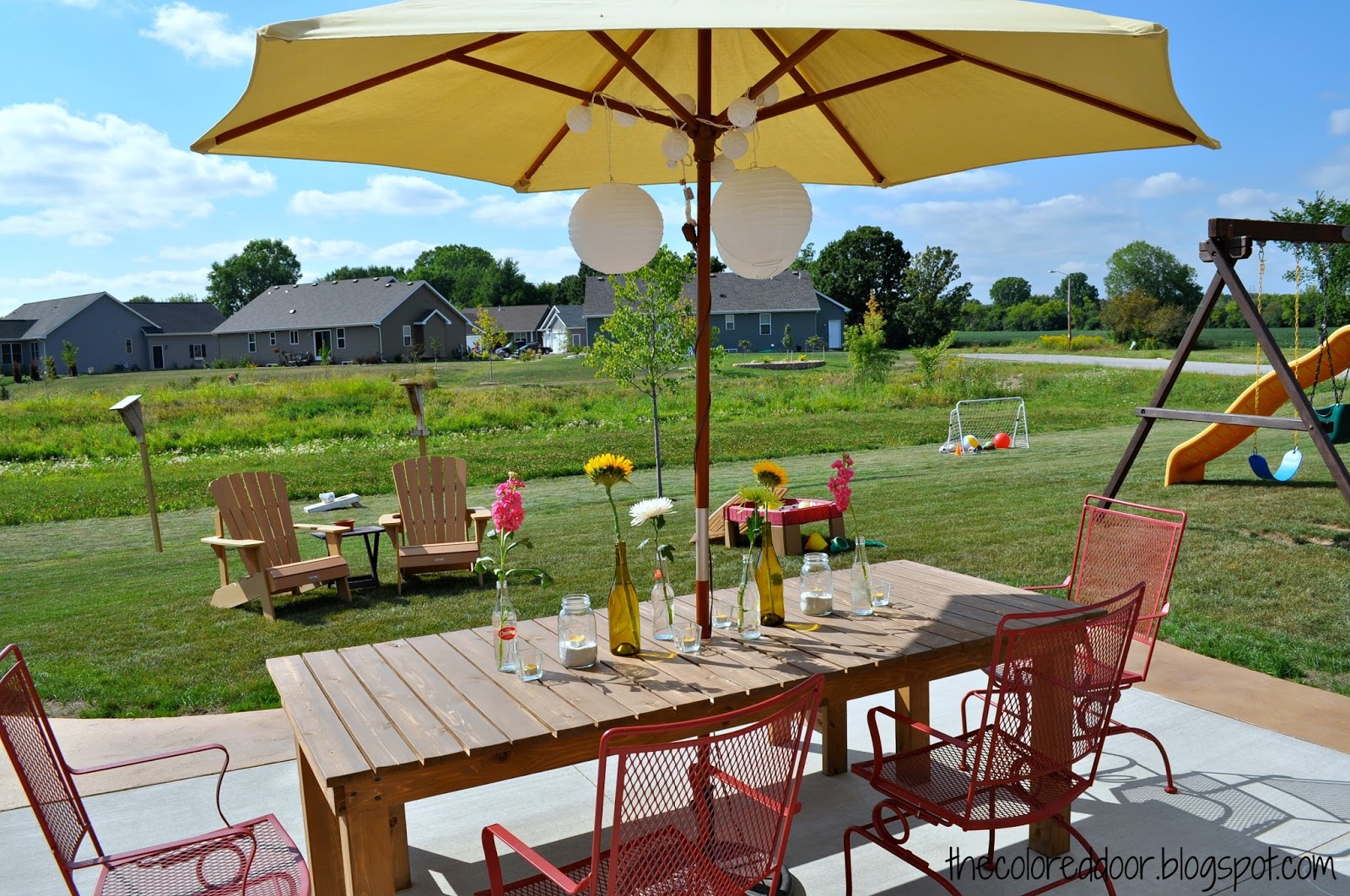 the colored door: Backyard BBQ