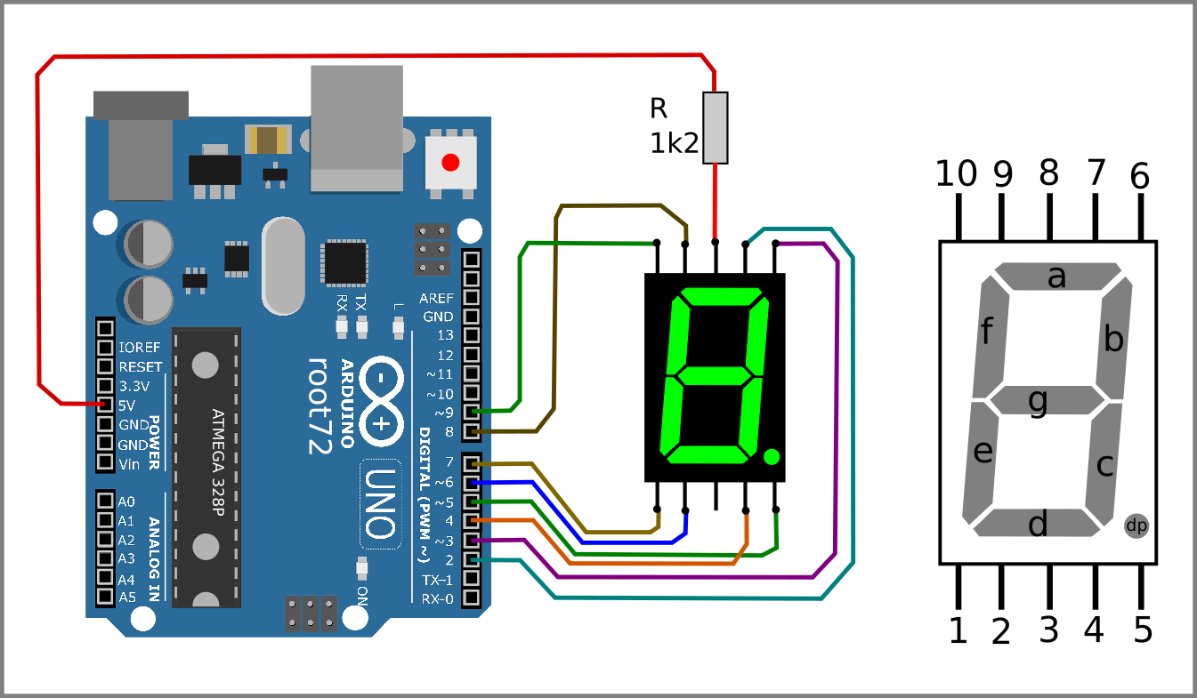 Menggambar Rangkaian Arduino