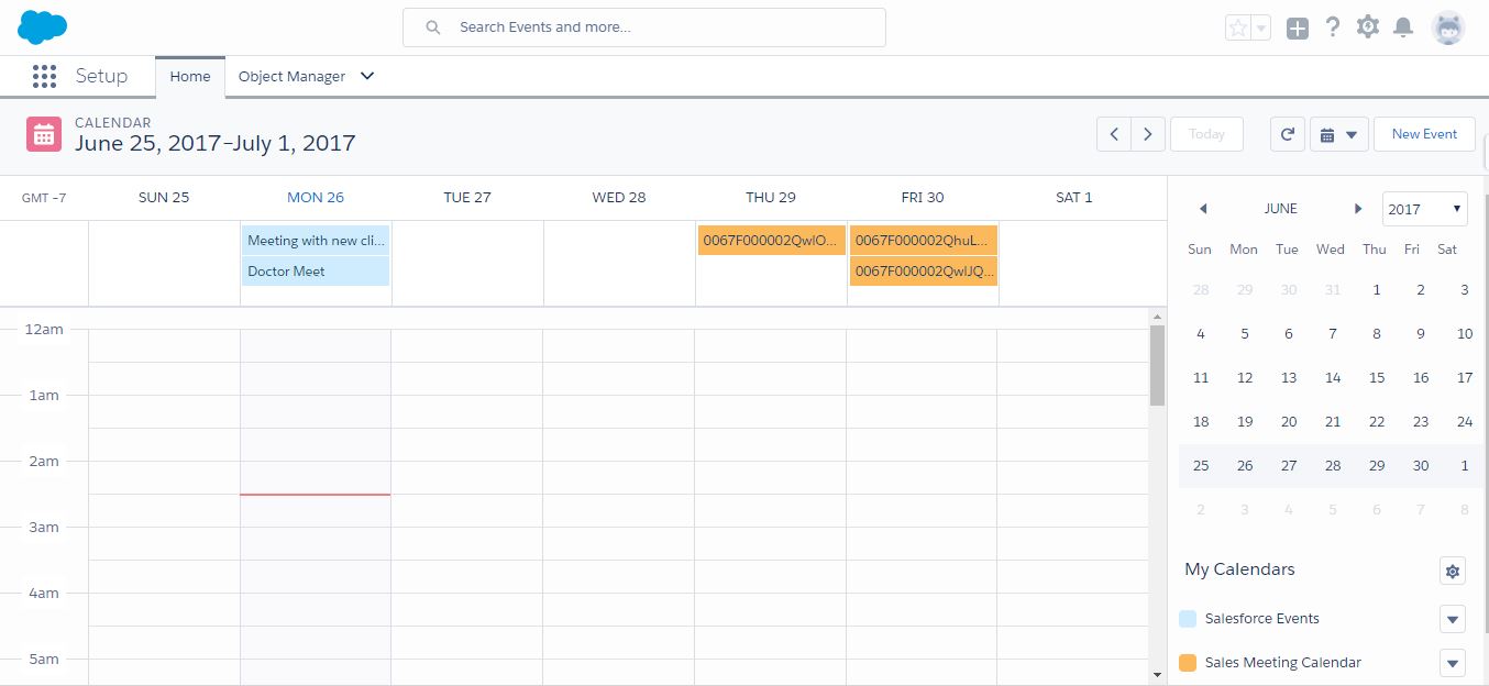 Salesforce World Create your Custom Calendar in Lightning