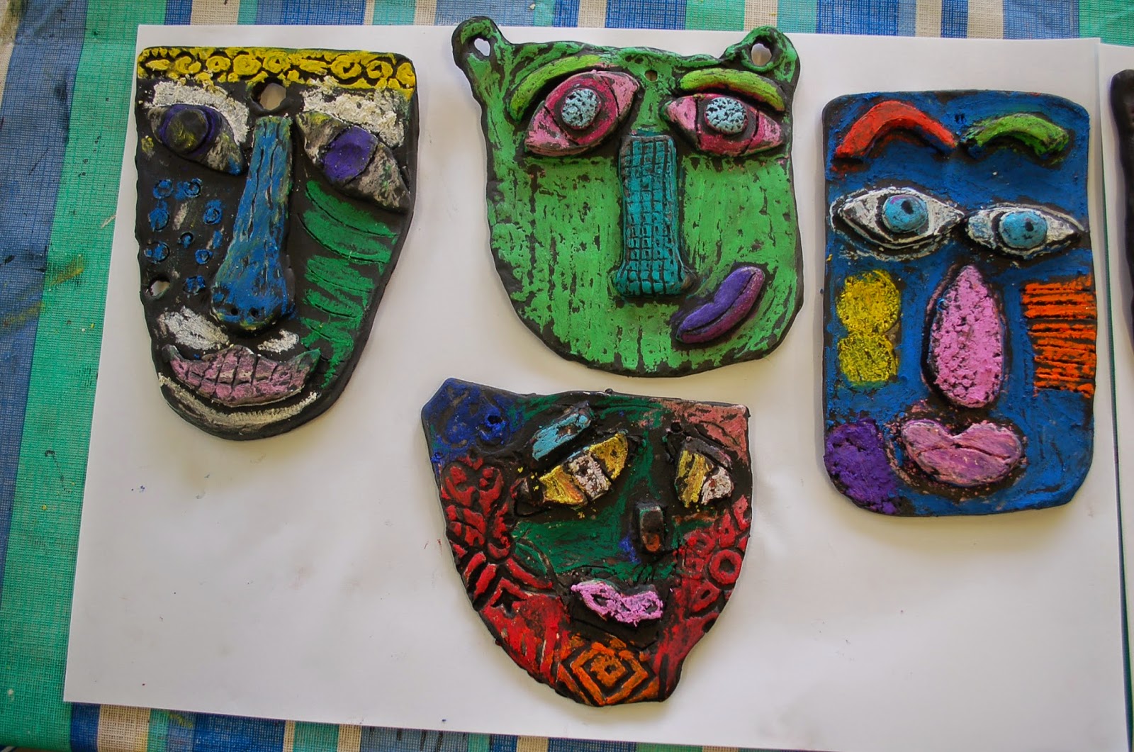 Sunnyside Art House: Kimmy Cantrell inspired Ceramic Masks