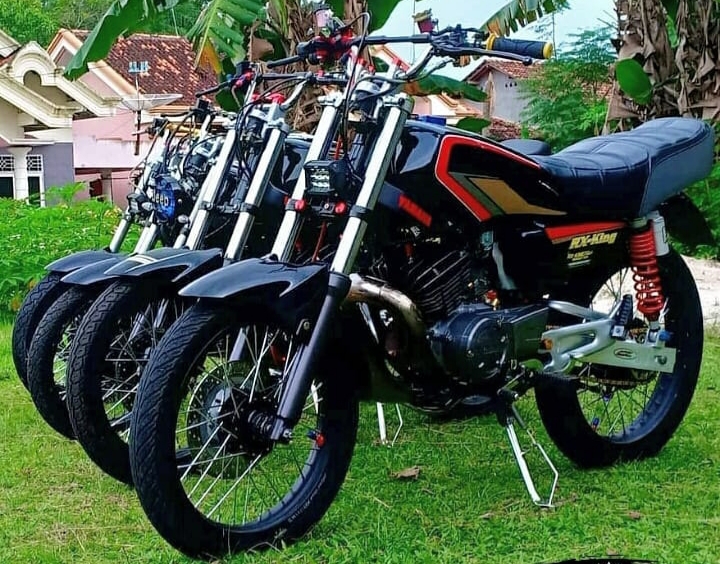 Modifikasi Rx King Warna Hitam Yang Paling Keren racing 48