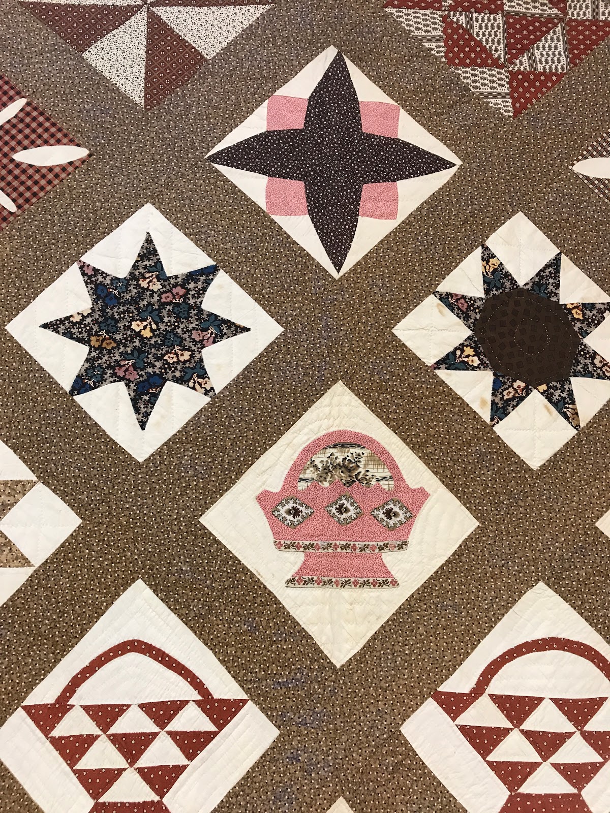 Textile Time Travels Two Antique Quilts from Maine and one is a