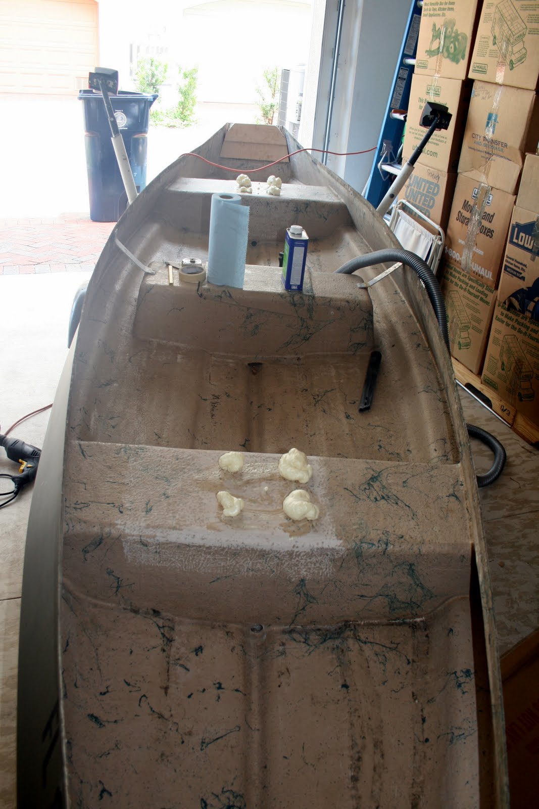 Florida Gheenoe Fishing Gheenoe Refurbish Pt. 1 Transom and Bench Repair