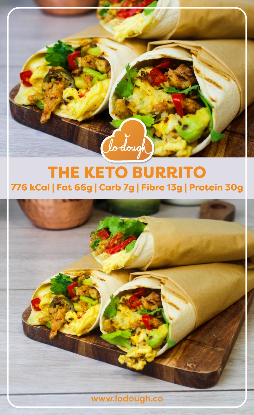 Low Carb Breakfast Burrito with Sausage and Peppers quick weight loss