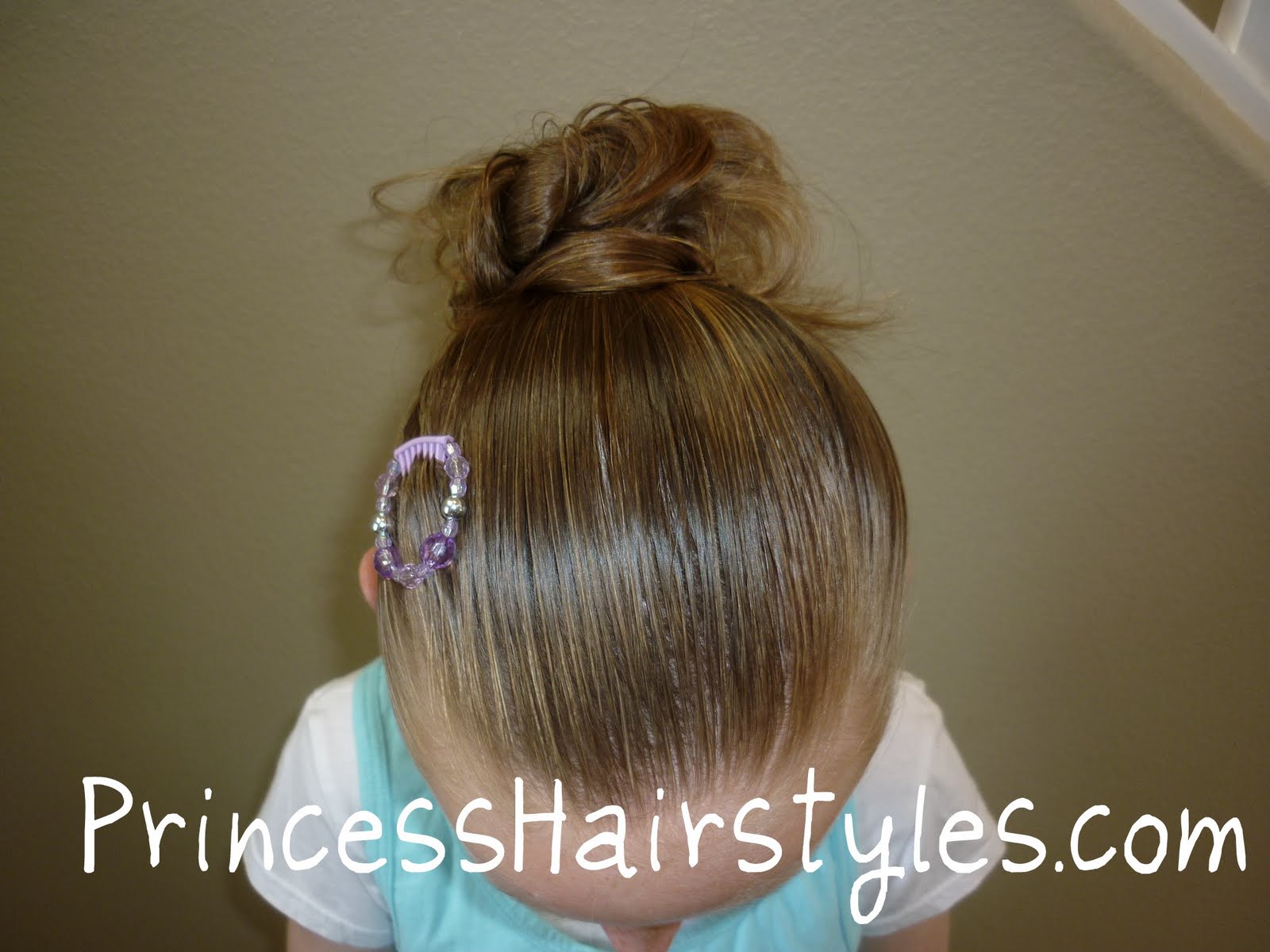 How To Make A Messy Bun Hairstyles For Girls Princess Hairstyles