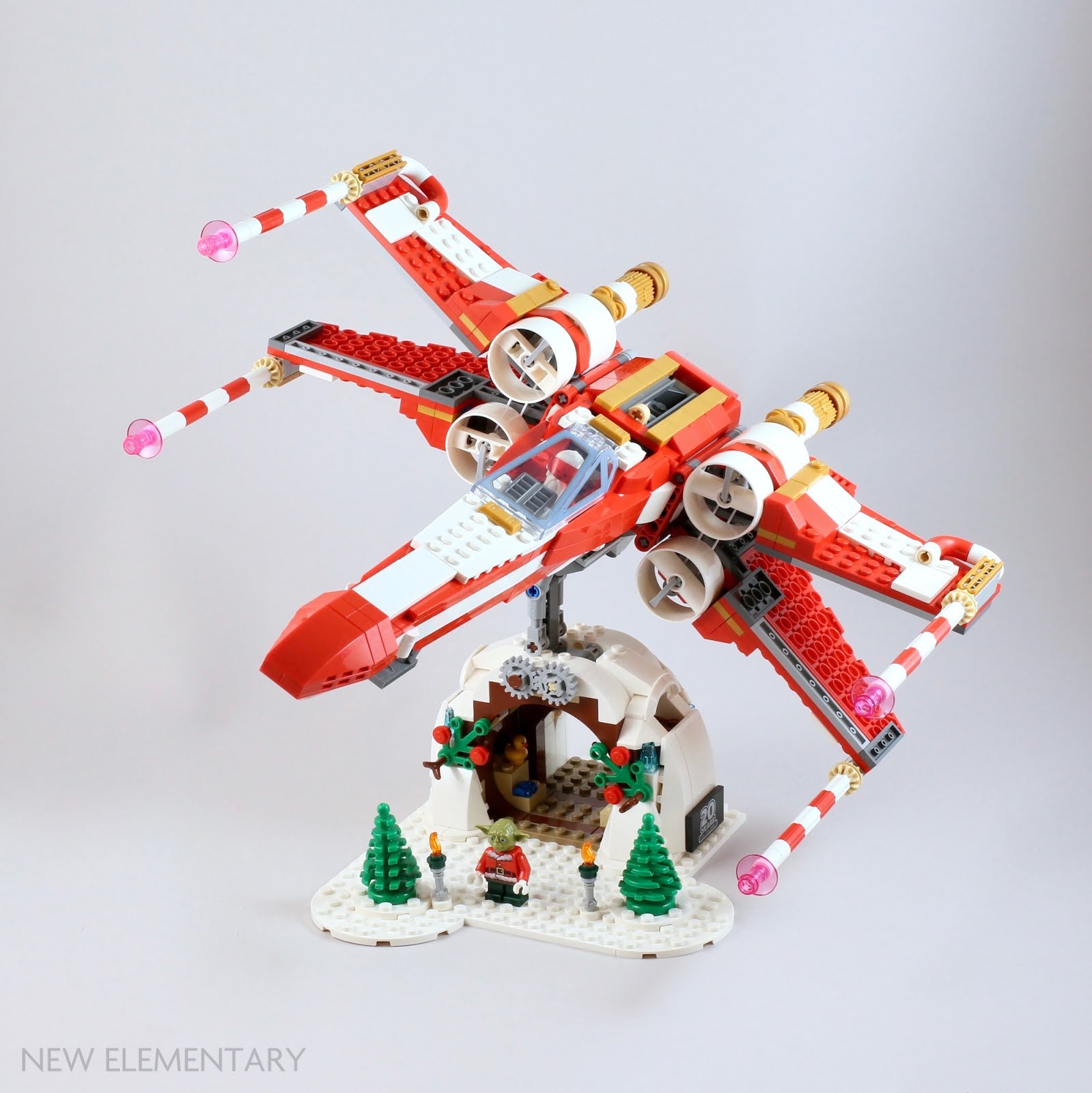 LEGO® Employee Gift 4002019 Christmas X-Wing: instructions to your own | New Elementary: LEGO® parts, sets and techniques