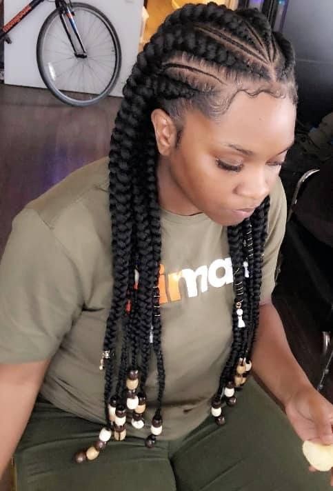 53 best cornrows braids hairstyles for black women to try next Month ...