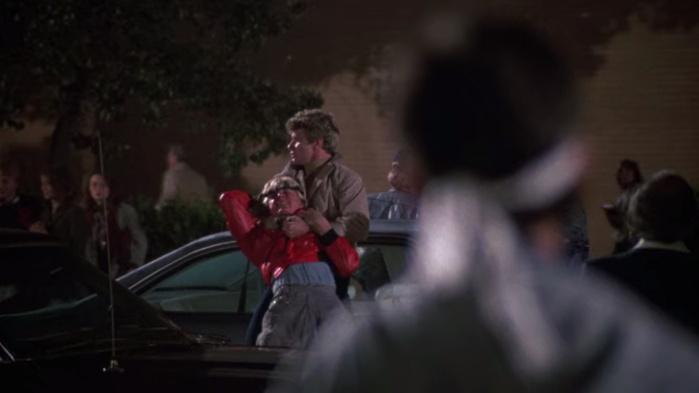 Karate Kid Part II (1986) - Car Window Breaking scene 