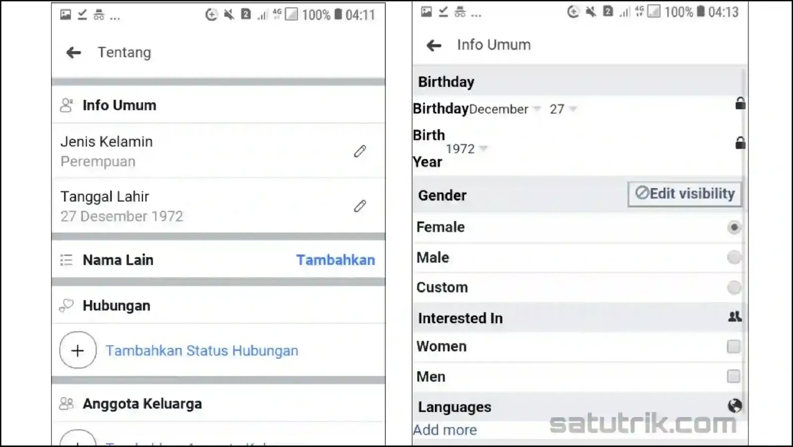 Cara Mengganti Tanggal Lahir Di Facebook Lite Mind Books
