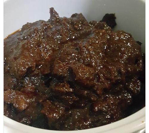 Daging masak hitam kenduri