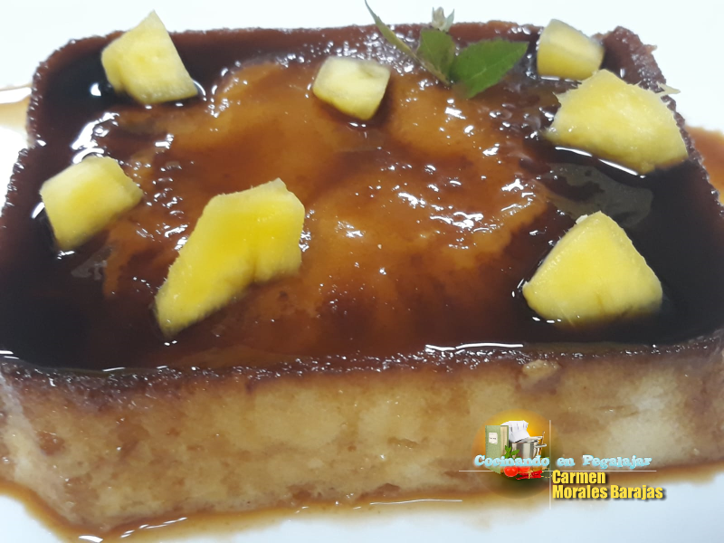 Flan de Mango 1