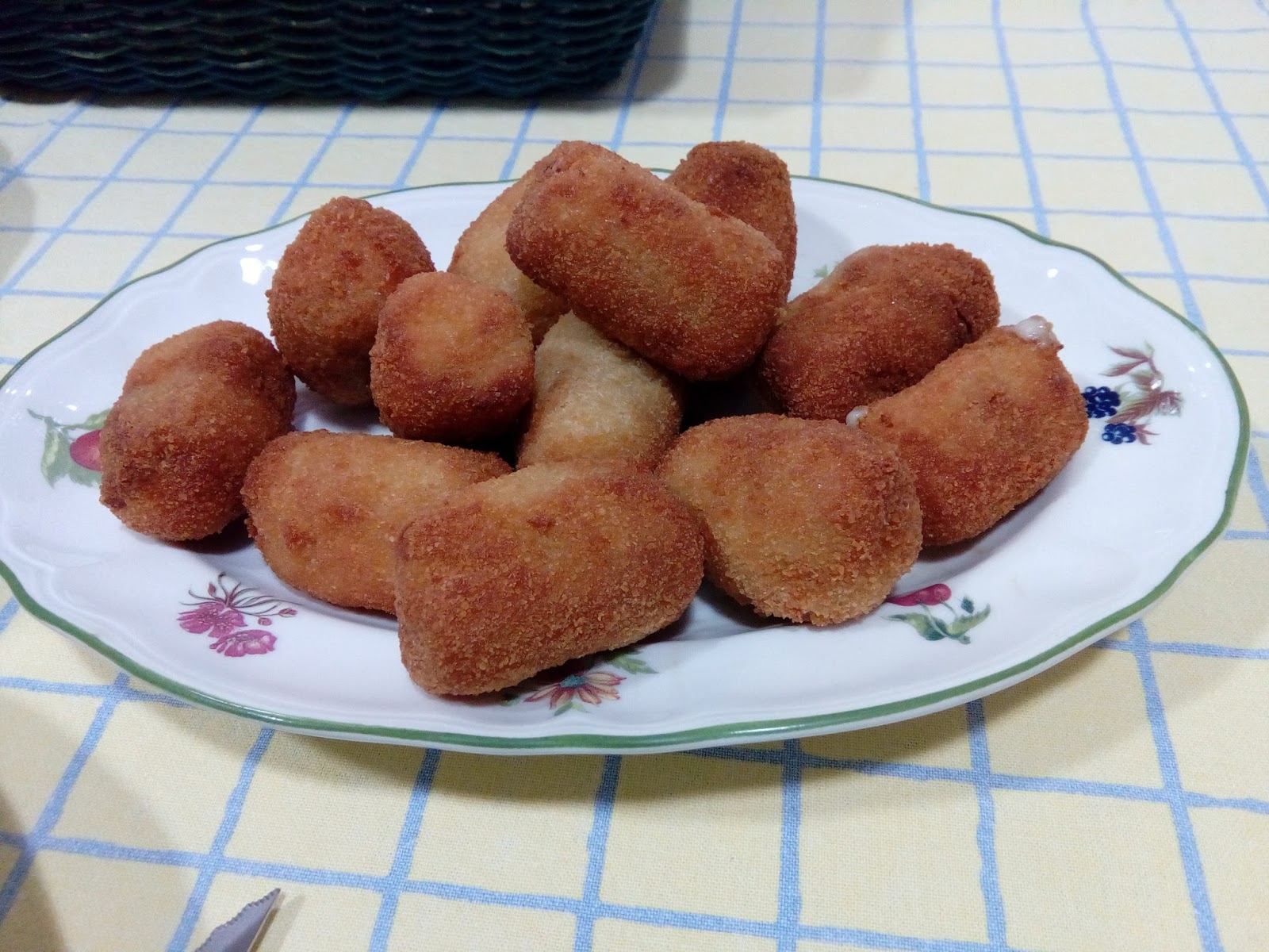 Cocinando con Xiana Croquetas de queso azul y nueces